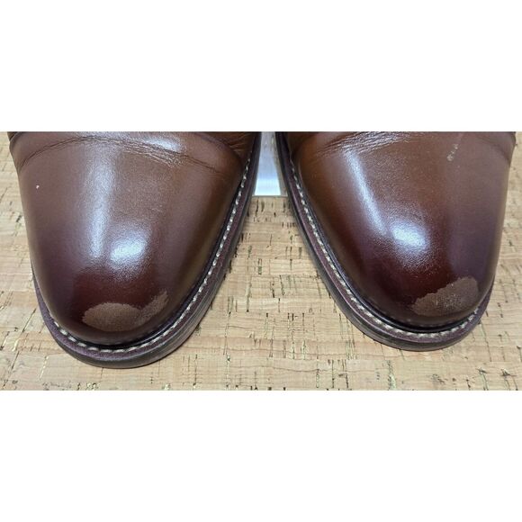 Stacy Adams Maddox Mens 10W Brown Leather Brogue Casual Dress  Oxfords Shoes‎ - Picture 8 of 11